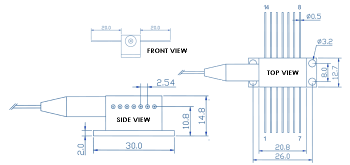 Pigtailed Laser Diode